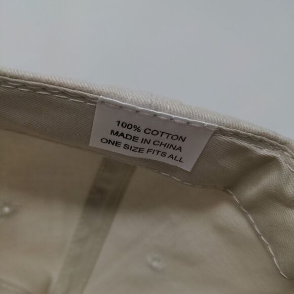 Ed Martin Automotive Group Men's Slideback Hat Tan Size OSFA Embroidered Cotton - Picture 7 of 7